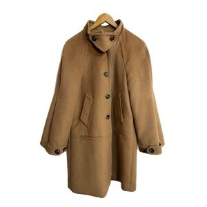 BCBG Max Azria camel wool coat - Women’s size medium - 🇺🇦 Made in Ukraine
